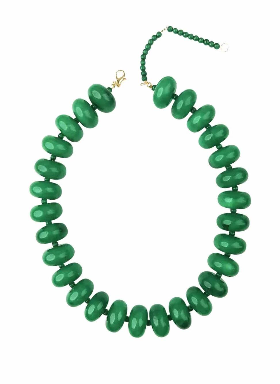 NEW GEMELLI the newport necklace in green